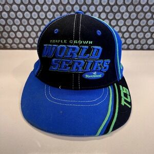 Triple Crown World Series Steamboat Baseball Cap Hat Blue‎ Fitted Size Small Cap